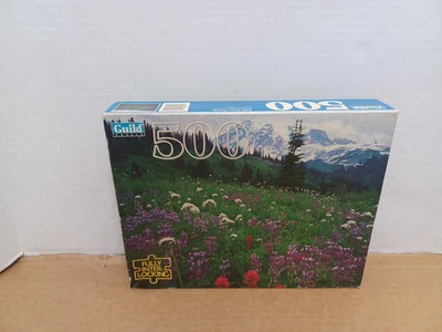 Sealed Parker Brothers Mt. Rainier National Park, WA 500 Piece Jigsaw Puzzle - Image 1 of 4