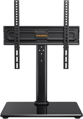 PERLEGEAR TV Standfuss TV Ständer Schwenkbar für 24-60 Flach & Curved Fernseher - Bild 1 von 4
