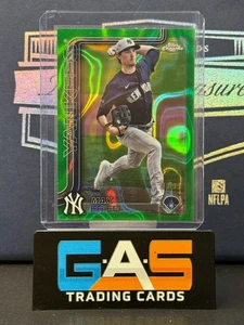 2025 Topps Chrome - Max Fried #39 rifrattore lava verde /99 SP Yankees - Foto 1 di 2