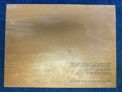 Rembrandt Soft Pastels Royal Talens 300H180 Hardwood Box 180pcs MANY UNUSED  - Image 1 of 4