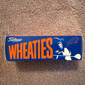 Tiger Woods Wheaties Titleist Golf Balls 3 Ball Sleeve Promotional Collectible - Picture 1 of 4