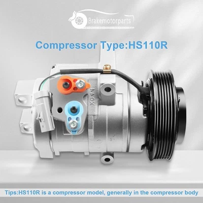 Fits 07 08-10 Chrysler 300 Dodge Charger 06-08 Magnum 2.7L A/C Compressor - Image 1 of 4
