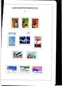 LIECHTENSTEIN, 1979, MNH, 11 Diferent Pcs., 6 Complete sets , Catal.value $22,50 - Picture 1 of 1