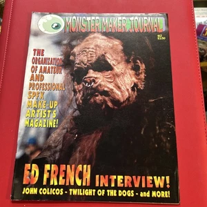 1995 MONSTER MAKER JOURNAL Magazine #2 FN 6.0 Ed French interview - Picture 1 of 3