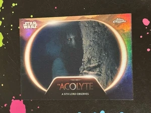 2025 Topps Chrome Star Wars A Sith Lord Observes #AC-21 The Acolyte (Q) - Picture 1 of 2