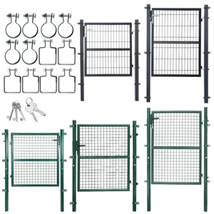 Gartentor Zauntor 3x Schlüssel Tor Gartenzaun Premium Gartentür Pforte 100-150CM - Bild 1 von 15