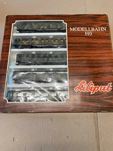 LILIPUT 837 HO German Deutsche Reichsbahn Gesellschaft (DRG) coaches - Picture 1 of 9