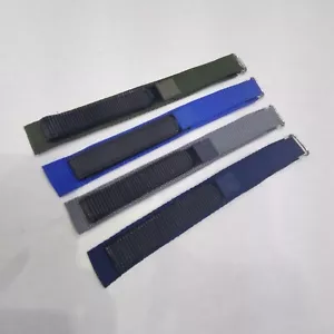 Nylon hook and loop fastener Sports wristband Replacement Strap Band 20mm - Picture 1 of 23
