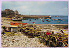 CPSM ILE MOLENE - Le Port avec casiers de pêche en Mer d'Iroise, 876 JOS, 70's