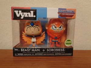 Funko Exclusive He-man MOTU Beast Man & Sorceress vynl 2-pack 2500 ECCC 2018  - Picture 1 of 4