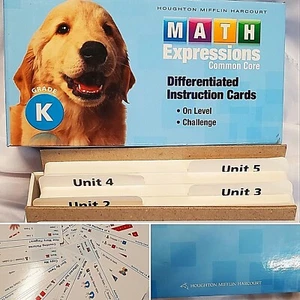 KIT DE TARJETAS DE INSTRUCCIÓN DIFERENCIADAS EXPRESIONES MATEMÁTICAS COMUNES GRADO K FOTOS - Imagen 1 de 6