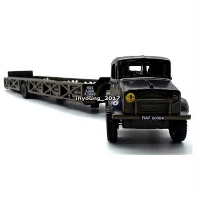 1:76 Bedford Queen Mary Trailer Diecast Model Metal Vehicle Collection Brown - Image 1 of 4