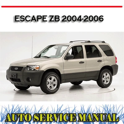 FORD ESCAPE ZB 2004-2006 WORKSHOP SERVICE REPAIR & OWNERS MANUAL ~ DVD - image 1 of 4