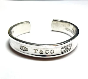 TIFFANY & Co. 1837 Armreif Armreif Armband Sterlingsilber 925 kleine Größe - Bild 1 von 5