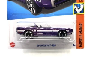 2023 Hot Wheels '69 Shelby GT-500 (purple) SUPER CUSTOM WHEEL SWAP by AEB - Picture 1 of 5