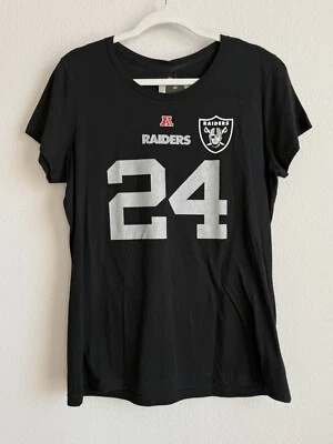 Ropa del equipo de la NFL Las Vegas Raiders Fútbol Woodson Mujer Camiseta Talla XL NUEVA CON ETIQUETAS Foto 1 de 4