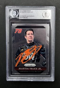 MARTIN TRUEX JR SIGNED AUTOGRAPH 2016 PANINI PRIZM CARD #25 BECKETT BGS BAS - Picture 1 of 2