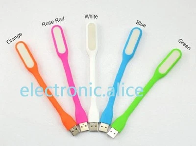 New Style Bendable USB LED Light 1.2W 5V Mini Silicone Power Night Lamp Portable - Image 1 of 4