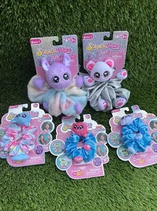 (Lot Of 5)Scrunchmiez Hair Scrunchy Backpack Clip Toys NEW - Picture 1 of 4