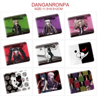 Anime Danganronpa Short Wallet Bifold Purse Unisex Card Holder PU Coin Bag Gifts - Image 1 of 4