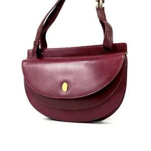 Gebrauchte Cartier Schultertasche Trinity Damen Bordeaux Rot Leder Gold Logo ohne Box - Bild 1 von 9