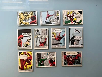 1966 Donruss Marvel Super Hero # 23 - 33 Daredevil 10 Cards - Image 1 of 4