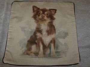 Brown Papion Cushion Cover - Picture 1 of 2