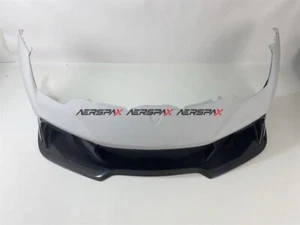 For Lamborghini Huracan LP580 LP610 15 - 19 V Style Fiberglass FRP Front Bumper - Picture 1 of 12