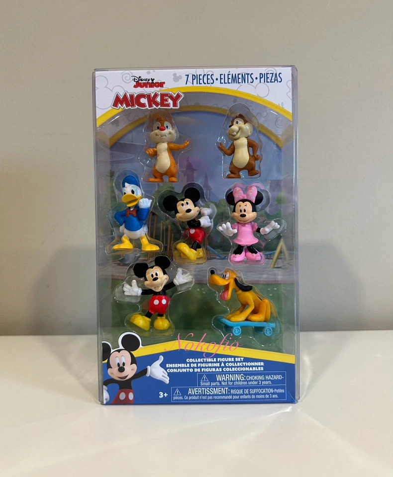 Disney Junior Mickey Mouse Juego de 7 Figuras Coleccionables NUEVO 2023 Foto 1 de 1