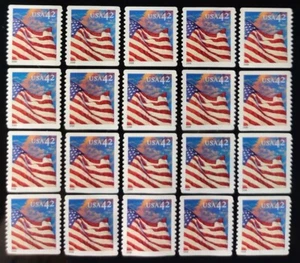 US Scott # 4236 - (Qty 20) - 2008 Mint VF single 42¢ - "FLAG AT DUSK" s/a - Picture 1 of 2