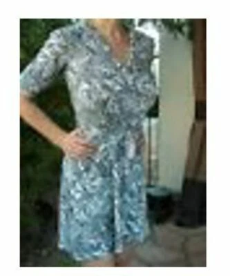 NWT BEBE 3/4 SLEEVE BLACK AND WHITE DRESS, SIZE M - Image 1 of 2