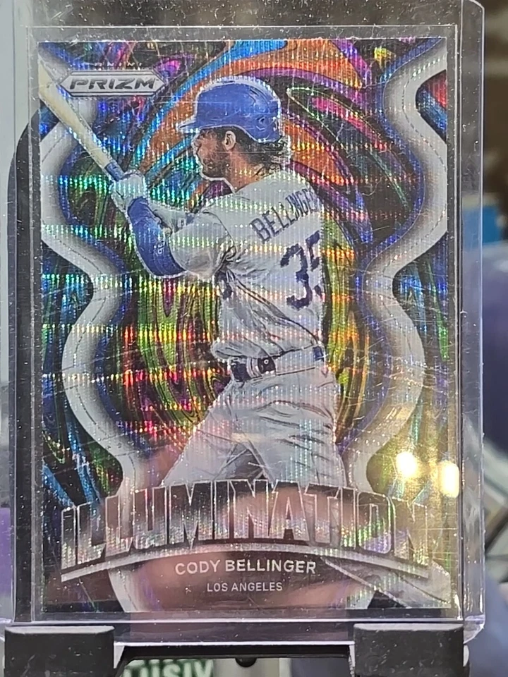 2022 Panini Prizm - Illumination White Wave Prizm #IL-3 Cody Bellinger - Image 1 of 2