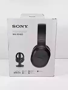 Sistema de auriculares inalámbricos de cine en casa Sony WH-RF400 para TV - negro nuevo - Imagen 1 de 8