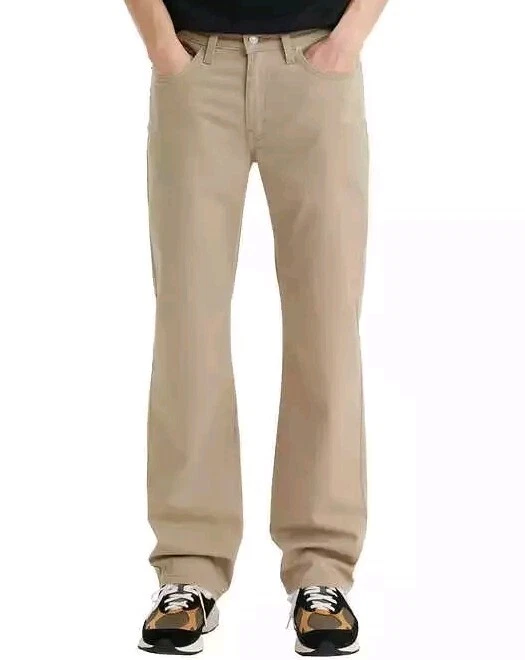 Men’s Levi's 514 - Straight Leg Khaki/Tan Stretch Pants 38Wx32L