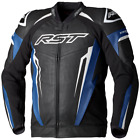 RST Tractech Evo 5 CE Leather Motorcycle Sports Jacket Blue / Black / White🍌🐵