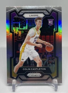 Colin Castleton 2023-24 Prizm Rookie Card RC SILVER PRIZM Los Angeles Lakers - Picture 1 of 2