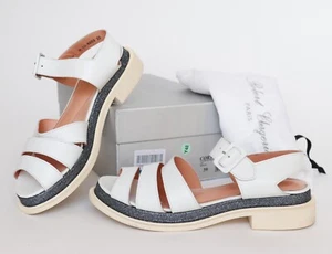 Sandalias planas Robert Clergerie Corson de cuero blanco - en caja - pequeñas 39 / Reino Unido 6 - Imagen 1 de 10