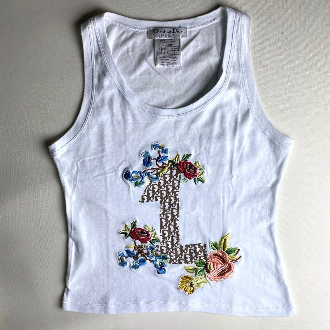 Dior Floral Tank Tops for Women for sale | eBay
