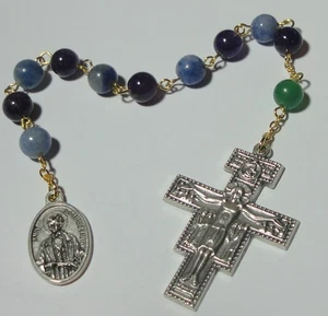 Handmade in the USA St Dominic Savio One Decade Rosary - Troubled Young People - Picture 1 of 4