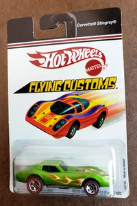 2006 Hot Wheels CORVETTE STINGRAY Green FLYING CUSTOMS SERIES 1:64 REDLINE 5 SP - Picture 1 of 17