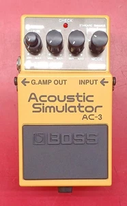 BOSS AC-3 Acoustic Guitar Simulator Effects Pedal Used - Picture 1 of 8