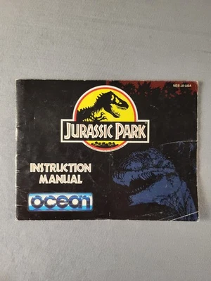 Jurassic Park, Nintendo NES, Manual Only! - Image 1 of 2