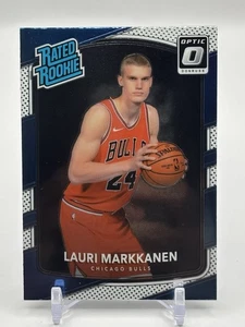 2017-18 Donruss Optic Rated Rookie #159 Lauri Markkanen (RC) CHICAGO BULLS - Picture 1 of 2
