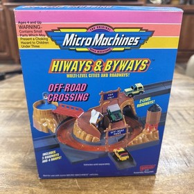 Micro Machines 1991 OFF-ROAD Crossing HIWAYS BYWAYS PLAYSET NEW Sealed Box