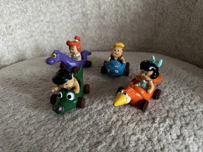 Лот из 4 детских игрушек Happy Meal McDonalds 1988 Flintstone - Изображение 1 из 3