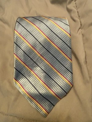 Корпоративный образ винтажная исполнительная коллекция от Tom James Baby синий 100% шелк - Изображение 1 из 3