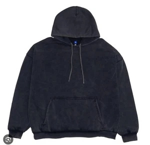 Yeezy Gap YZY Mainline Black H18 Oversized Double Layered Hoodie Size large - Picture 1 of 2