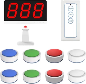 Wireless Quiz Answer Game Show Buzzer System, Teacher Supplies, Add up to 32 But - Picture 1 of 9