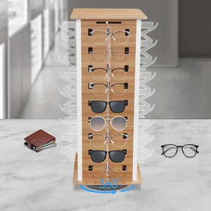 360° Sunglasses Display Rack 36 Pairs Eyeglass Organizer Holder 4 Display Sides - Picture 1 of 13
