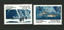 MINT 1990 RUSSIA JOINT ISSUE ANTARCTICA AUSTRALIA USSR STAMP SET 